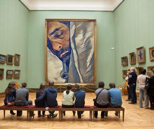 Hunter biden in art museum