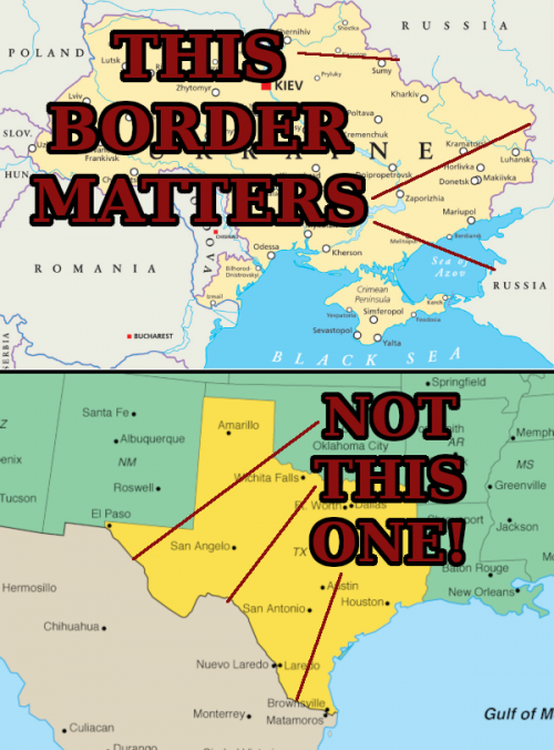 ukraine vs texas border
