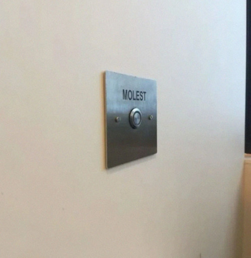 Molest button in office