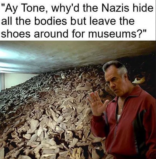 Ay Tone why did the nazis leave the shoes