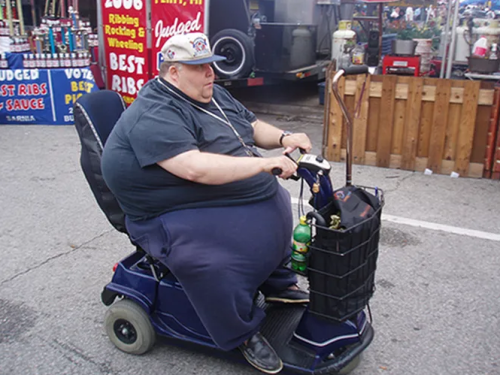 Thedonald mod and his fat scooter