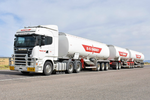 Scania roadtrain in Australia