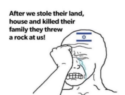 The jew cry in pain